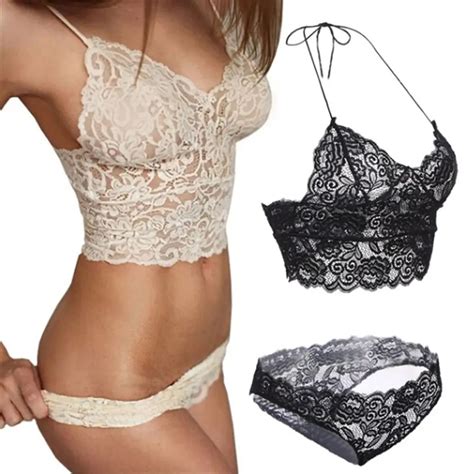 Conjunto De Suti Rom Ntico E Rendado Feminino Pe As Lingerie Sexy