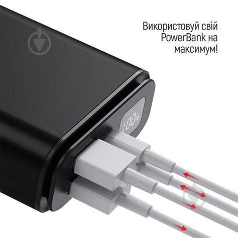 ᐉ Повербанк ColorWay Compact USB QC3 0 USB C Power Delivery 18W 10000