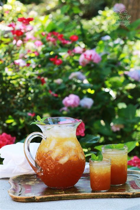 Southern Peach Tea A Recipe To Know By Heart Recipe Peach Tea Peach Tea Recipe Brunch Drinks