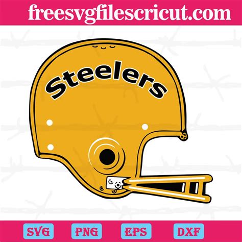 Pittsburgh Steelers Football Helmet, Svg Png Dxf Eps Digital Download ...