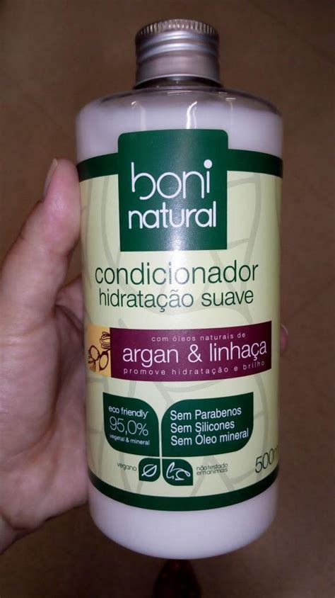 Shampoo E Condicionador Boni Natural Argan E Linha A