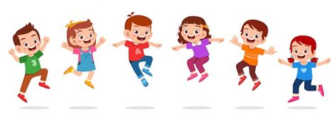 Premium Vector Happy Cute Kids Boy And Girl Smile Together