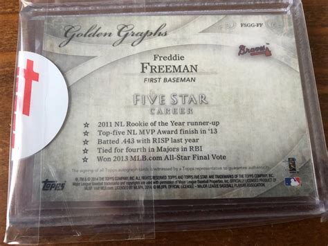 Yahoo オークション 2014 Topps Five Star Golden Graphs Autograph