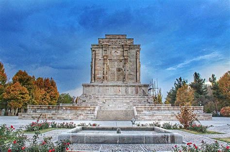 ferdowsi tomb of mashhad | Statue of Iranian literature