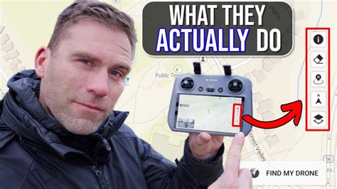 All Dji Map Icons Explained Dji Fly App Map Youtube