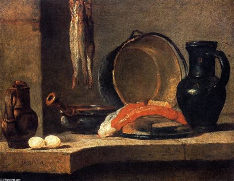 Nature Morte Avec Harengs Huile Sur Toile De Jean Baptiste Simeon