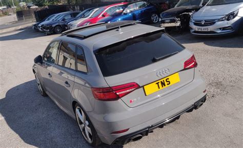 2018 Audi Rs3 25 Auto Sportback Quattro Nardo Grey Unrecorded Damaged