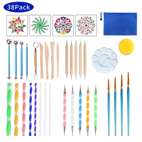 38pcs Mandala Dotting Tools Kit for Painting Rocks Dot Kit Rock Stone ...