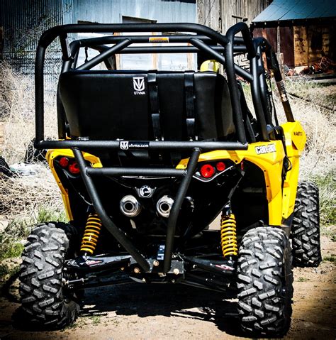 Can-Am Maverick Back Seat and Roll Cage with Rear Soft Top Kit by UTV Mountain