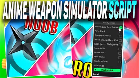 Anime Weapon Simulator Script Autofarm Autohatch More Youtube