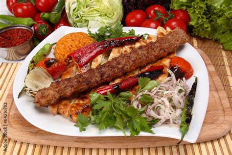 Kebab Adana kebap Stock-Foto | Adobe Stock