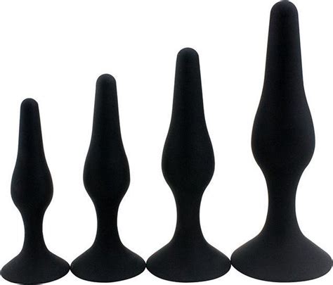 EZlove Set entraînement anal pièces Design allongé Classique pour débutants avec bol