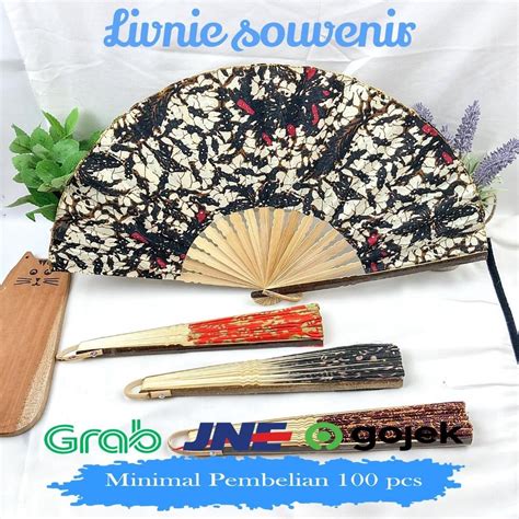 Jual Souvenir Kipas Batik Super Jumbo Shopee Indonesia