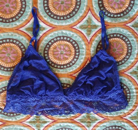 Sutiã Triãngulo Azul Royal Loungerie Lingerie Feminina Loungerie