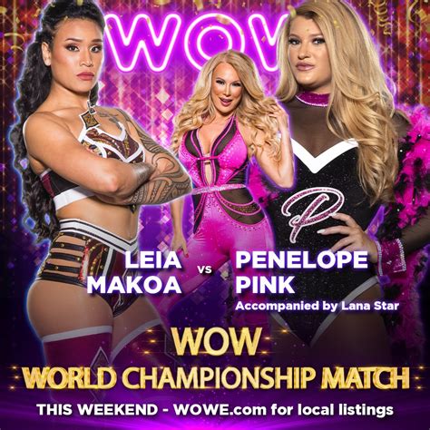 WOW Women Of Wrestling On Twitter In This Weeks Main Event Leia