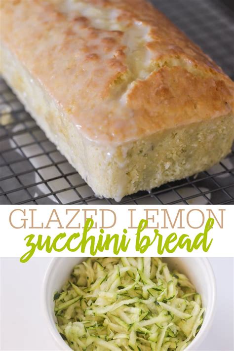 Glazed Lemon Zucchini Bread Recipe Video Lil Luna