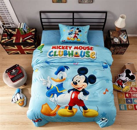 Mickey Mouse Queen Size Bedding Set Hanaposy