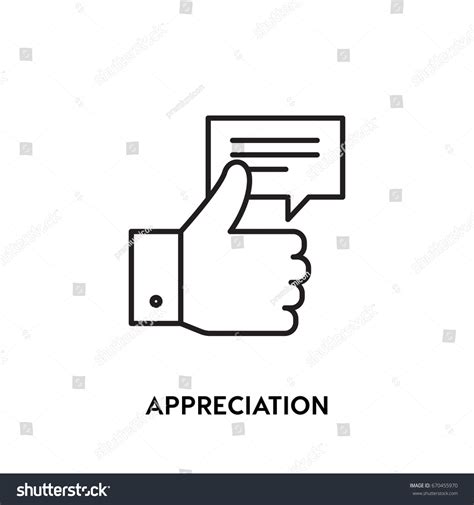 Appreciation Vector Icon Like Symbol Modern 스톡 벡터(로열티 프리) 670455970 ...