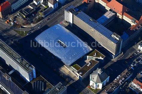 Kassel aus der Vogelperspektive Freizeitzentrum Kino Gebäude in