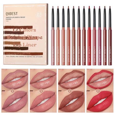 Lipliner Suit Matte Nude Outline Lipliner Waterproof Durable