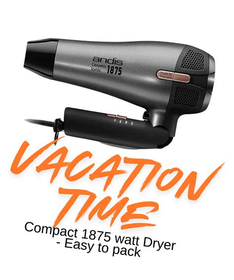 Its Vaca Time Andis Travel Fold N Go 1875 Dryer Jordans Beauty