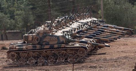 Turkey Tanks And Battleships At Ready Over Syria Threat World News