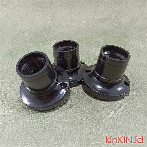 Jual Broco Fitting Plafon Bulat Hitam L Original Shopee Indonesia