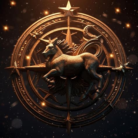 Premium AI Image Sagittarius Zodiac Symbol