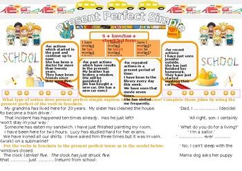 Present Perfect Simple By Asma Chihab Tpt