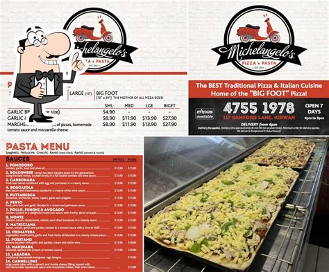 Michelangelo S Pizza Pasta Kirwan Restaurant Menu Prices And Reviews