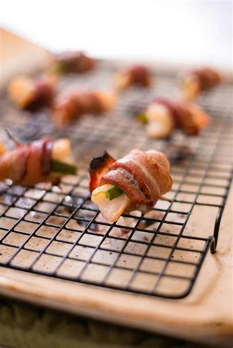 Crispy Bacon Wrapped Shrimp Jalapeno Poppers Recipe With Cilantro A