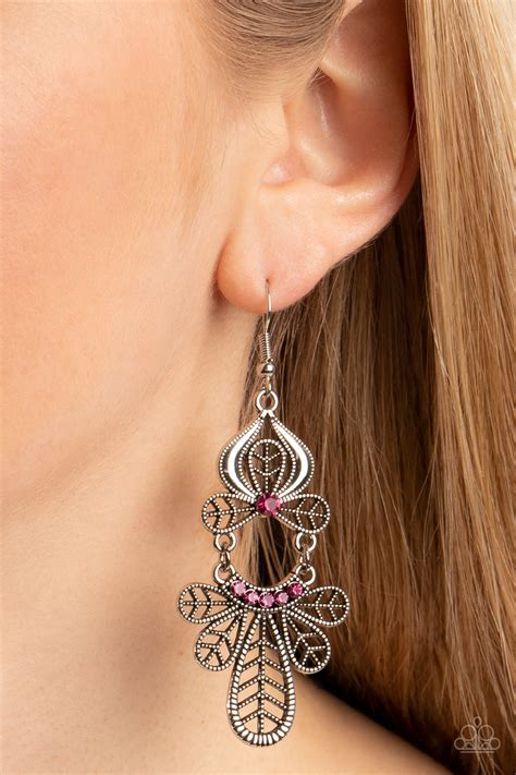 Galapagos Gala Pink Paparazzi Earrings Jewelryblingthing