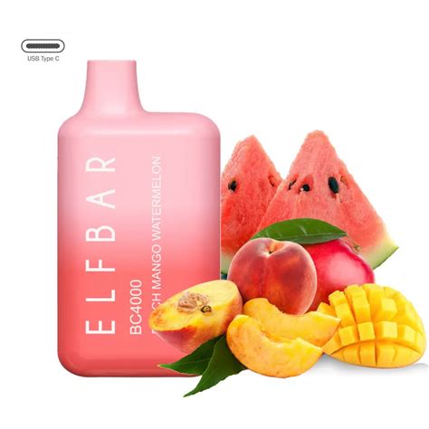 Elf Bar Bc Peach Mango Watermelon Sigaretta Elettrica Usa E