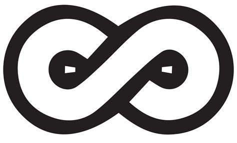 Infinity Symbol Black On Transparent Background Png 19787051 Png
