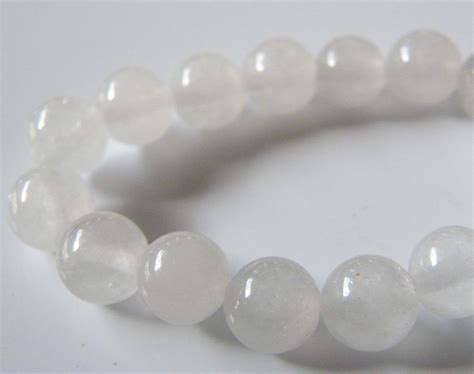 40pcs 10mm Round Natural Gemstone Beads White Quartz EBay