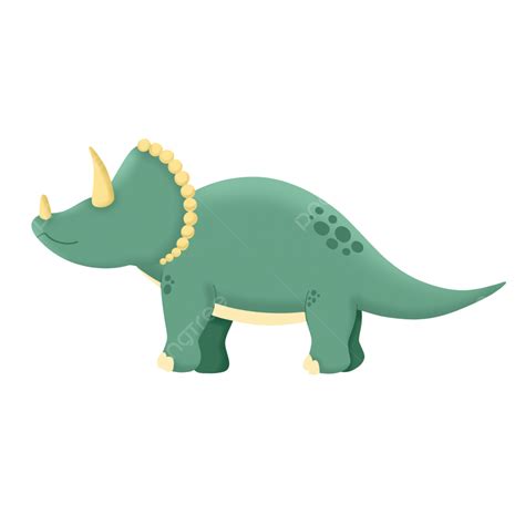 Triceratops Dinosaur Illustration Cute Cartoon Triceratops Dinosaur