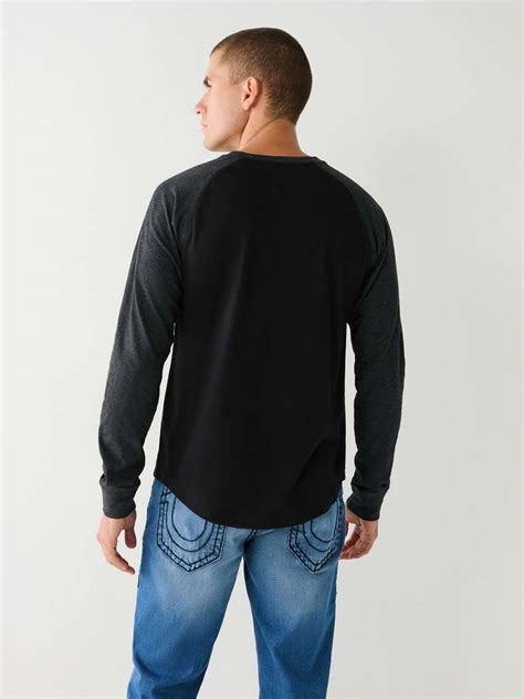 Color Block Henley Shirt