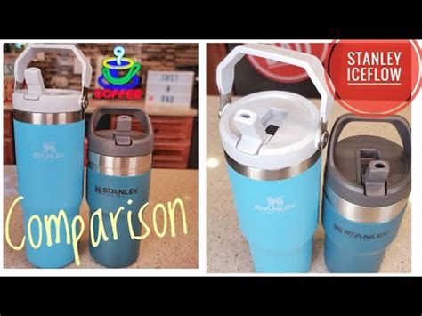 Stanley Ice Flow Water Bottle Tumbler With Straw Comparison I LOVE THEM