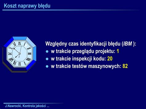 PPT Kontrola jakości oprogramowania PowerPoint Presentation free