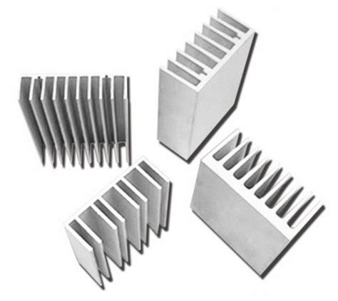 6063 6061 6005 Heatsink Extruded Aluminium Profile With Cnc Machining