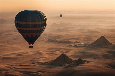 Premium Ai Image A Hot Air Balloon Rising In The Sky Ai Generated