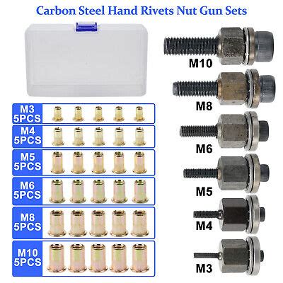 M M Rivet Nut Gun Head Nuts Easily Assemble Riveter Rivnut Tool