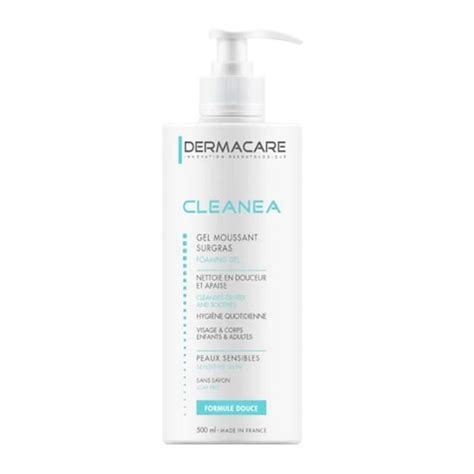 Dermacare Cleanea Gel Moussant Surgras 500 Ml Sur Marjanemall Aux