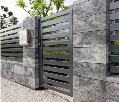 Modern Brick Fences