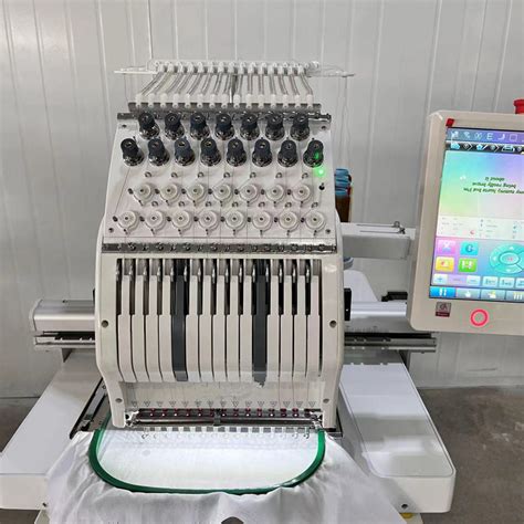 Home 1head Computerized Embroidery Machine Digital Programmable Embroidery Machine For T Shirt