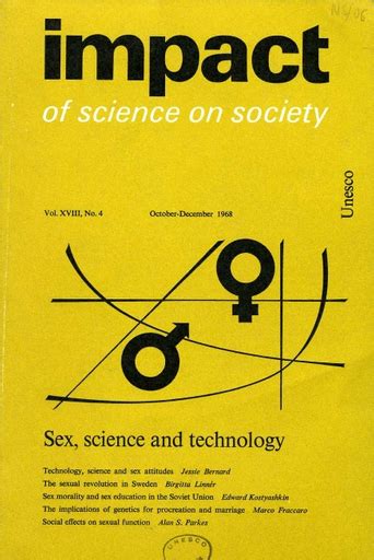 Technology Science And Sex Attitudes