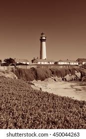 Pigeon Point Lighthouse Big Sur California Stock Photo 450044263 ...