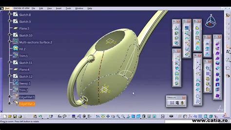 CATIA V5 Surface Tutorial For A Watering Can YouTube