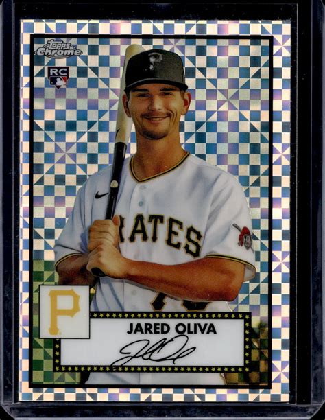 2021 Topps Chrome Platinum Anniversary 79 Jared Oliva X Fractor Rookie