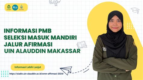 Seleksi Masuk Mandiri UIN Alauddin Makassar 2024 Proses Pendaftaran